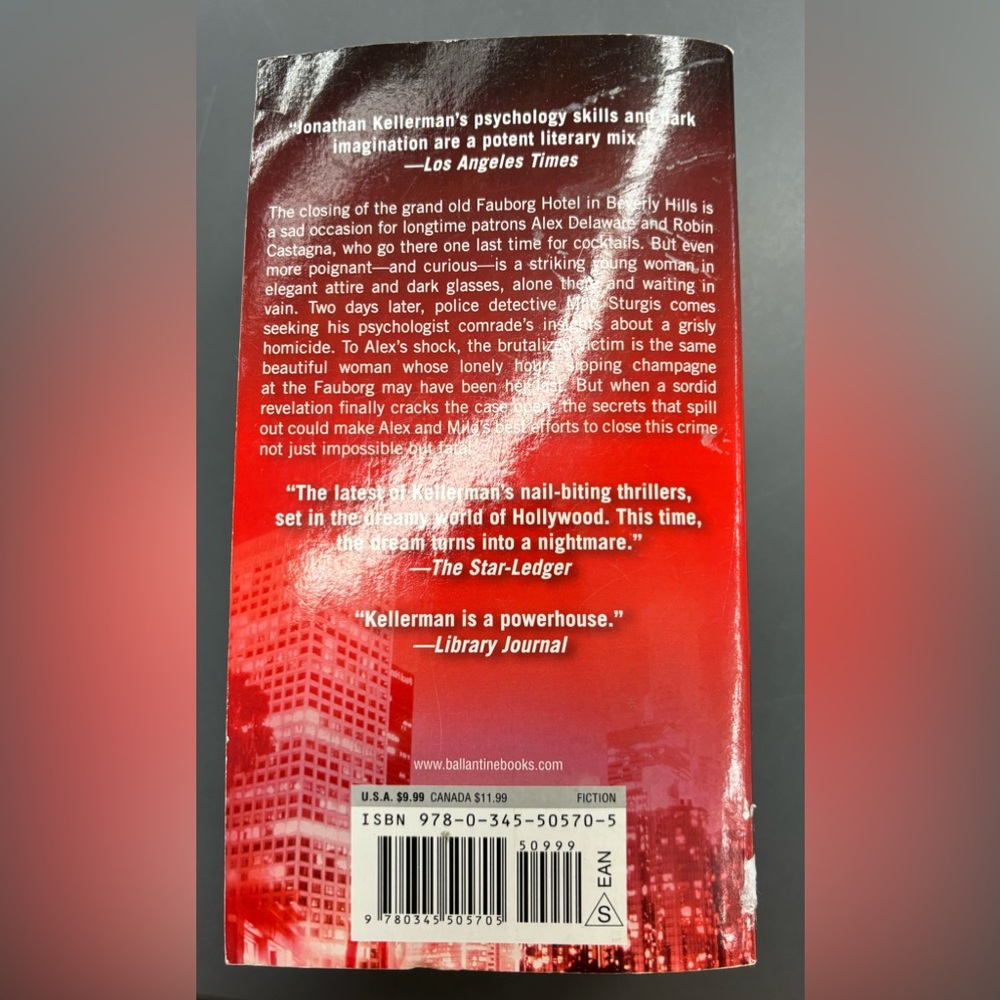 (3 for $20)Mystery & The Golem of Hollywood by Jonathan Kellerman - Picture 4 of 7